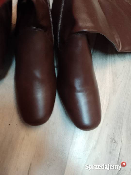 43 Brązowe kozaki wieczorowe NOWE Kraków