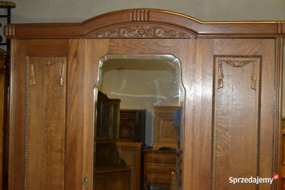 szafa secesyjna 1920 dąb Będzin sprzedam