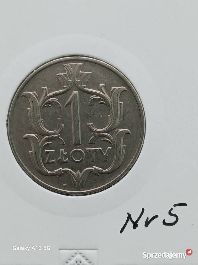 1 Złoty 1929 r 5 Konin