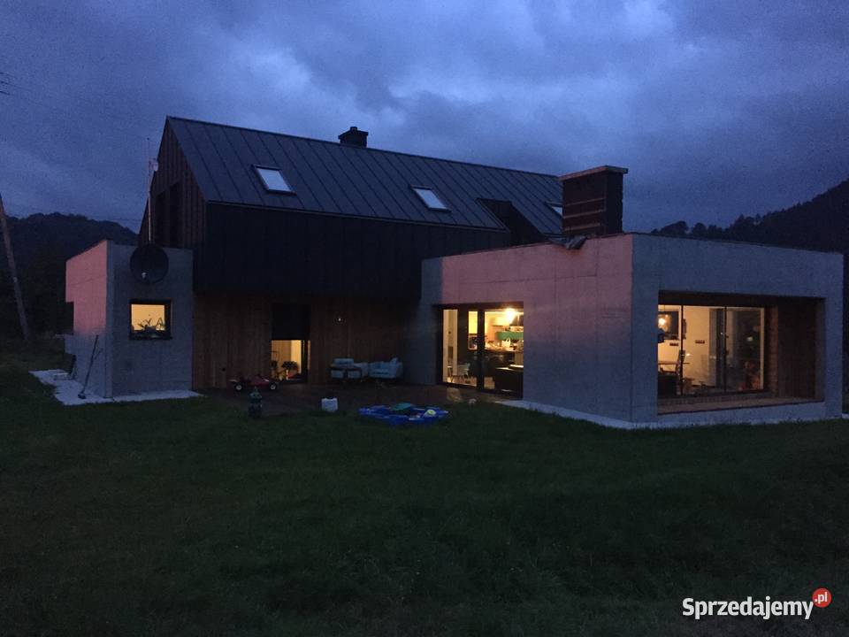 Okna aluminiowe Schco z ukrytym skrzydłem AWS Nowy Sącz