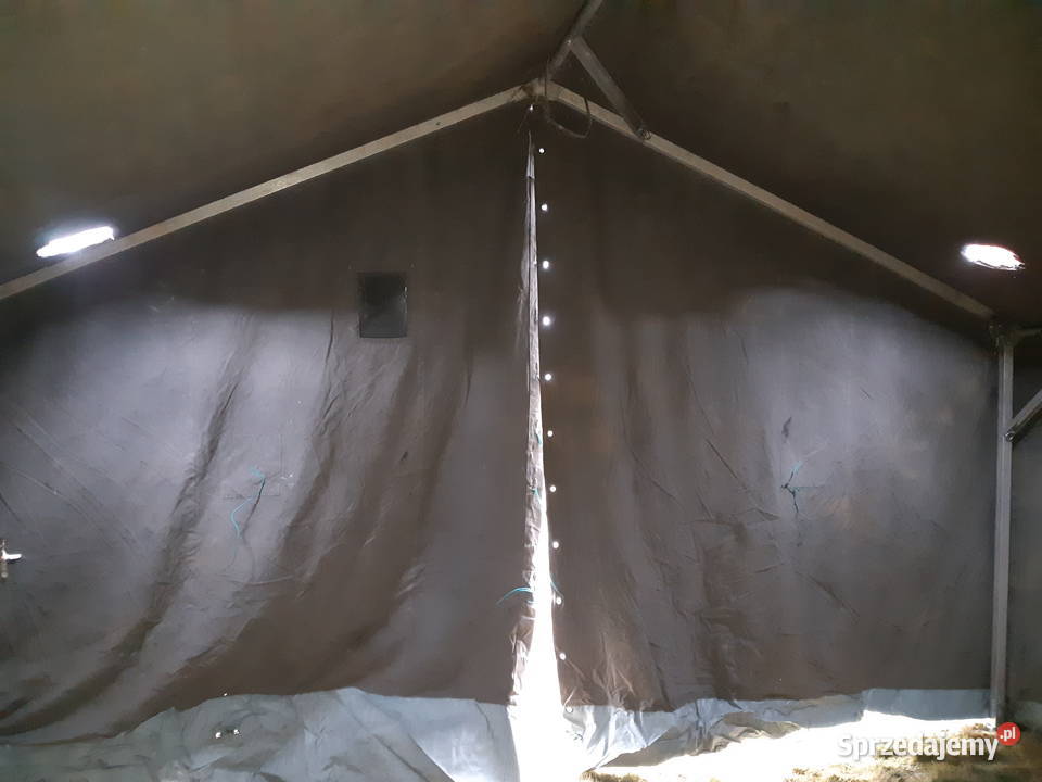 Namiot wojskowy 5 x 5 m z armii szwedzkiej