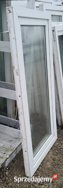 OKNO KacprzaK 80X151 OKNA Używane Plastikowe PCV Siedlce