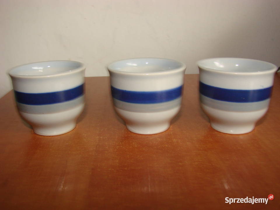 Porcelit Pruszków kieliszki pomorskie Pruszcz Gdański