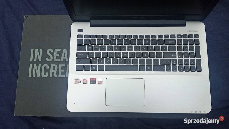 Laptop Asus Model X555D Windows 10 A108700P Liczba rdzeni 4 kujawsko-pomorskie Toruń sprzedam