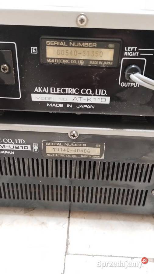 Akai AMU210 i Akai ATK110 Wieże i miniwieże wielkopolskie Poznań sprzedam