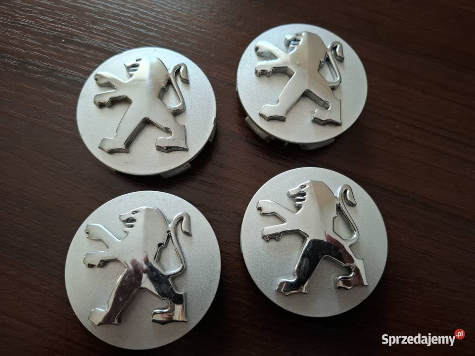 PEUGEOT 4 ORYGINALNE DEKIELEKI DO FELG 60 MM Zarzecze