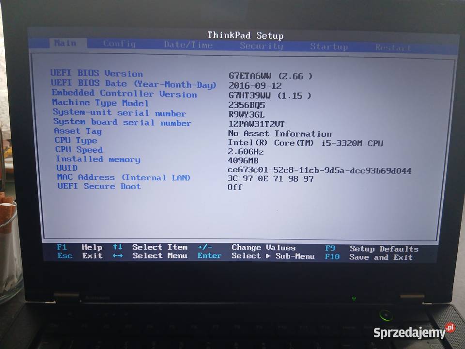 Laptop Lenovo Think Pad Łódź