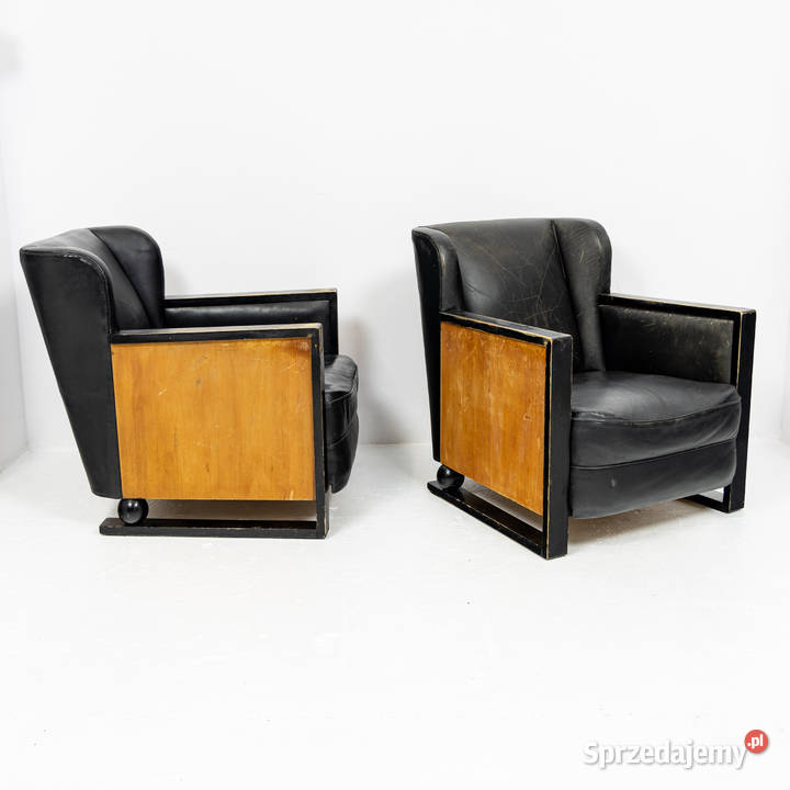 Fotele art deco para lata 30 dwa ke Wasastjerna Swarzędz