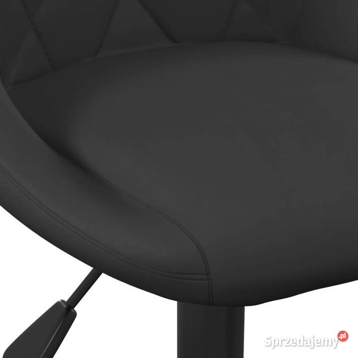Stołek barowy czarny obity aksamitem WM335335 Warszawa