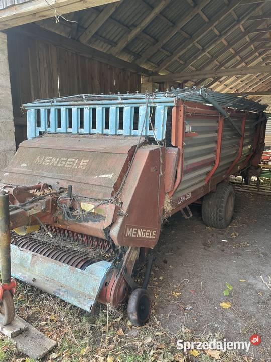 Przyczepa samozbierająca do sianokiszonki nieuszkodzony świętokrzyskie Radwanów-Kolonia sprzedam