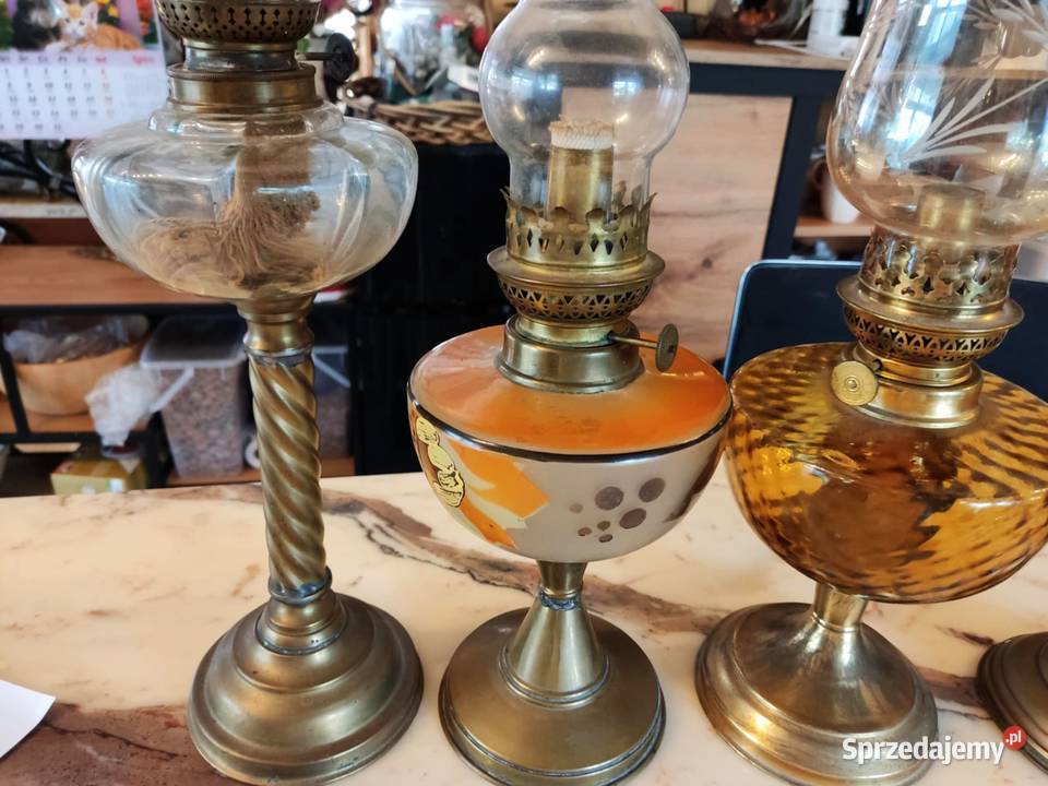 stara lampa naftowa lampy ze szkłem wyprzedaż Gorzów Wielkopolski