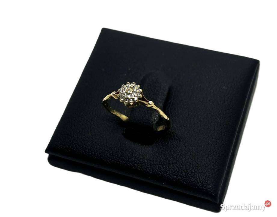 Złoty Pierścionek pr 333 085g R7 złoto Elbląg sprzedam