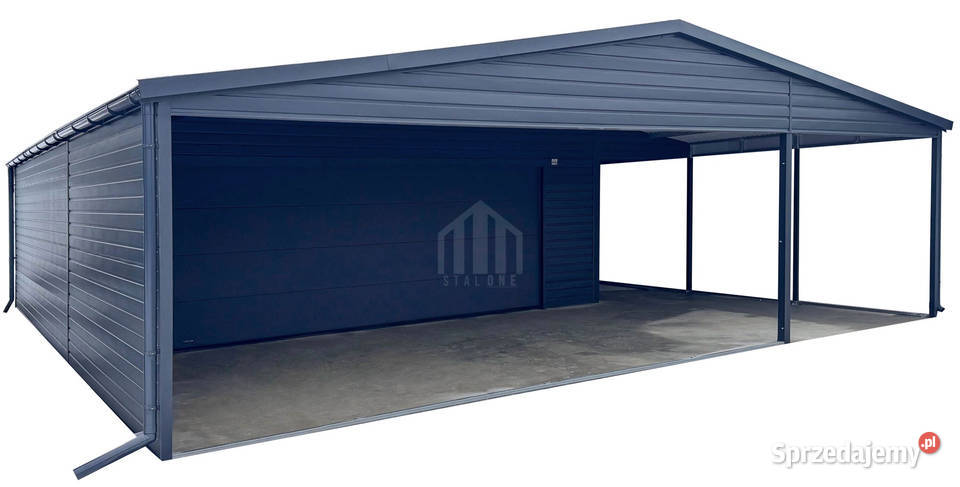 Garaż blaszany 6x6 m 2x wiata brama segmentowa 36m2 Gorzów Wielkopolski sprzedam