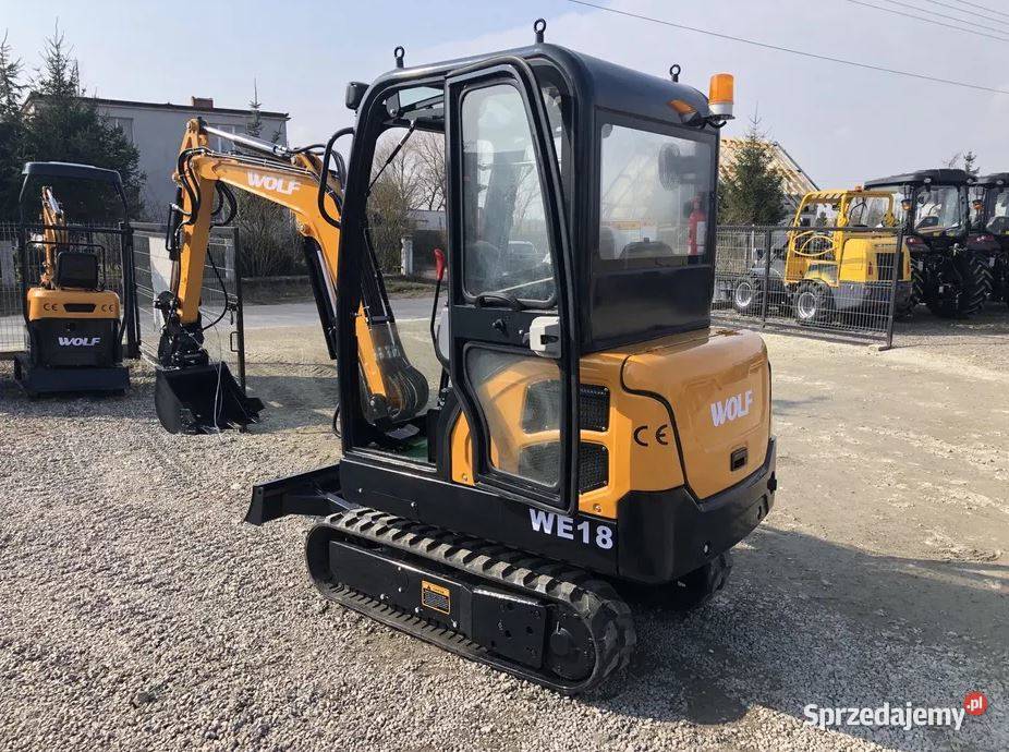 Minikoparka WOLF WE18 nowagwarancja kujawsko-pomorskie Koronowo