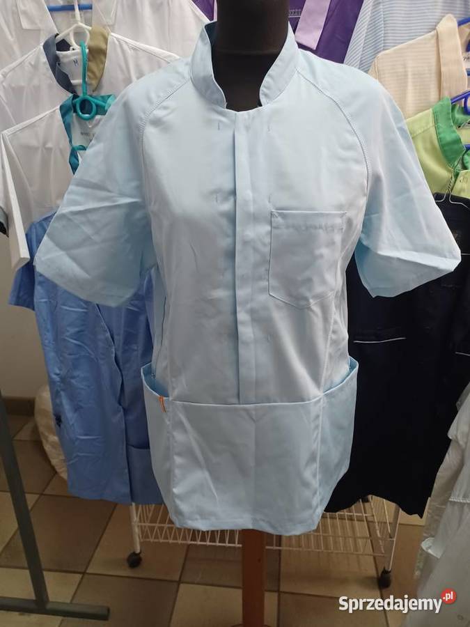 Scrubsy mundurki bluzy medyczne biały Wrocław