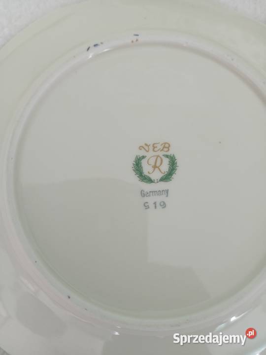 Talerzyki deserowe Reichenbach wielokolorowy Talerze i talerzyki Poznań