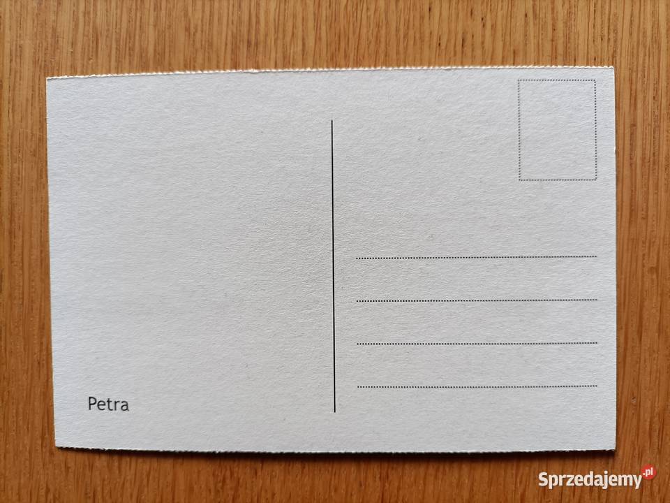 PETRA RUINY MIASTA I STOLICY NABATEJCZYKÓW W Pocztówki i karty telefoniczne Piszczac sprzedam
