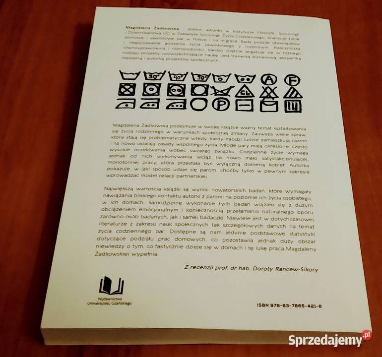 Para w praniu codzienność partnerstwo obowiązki pomorskie sprzedam