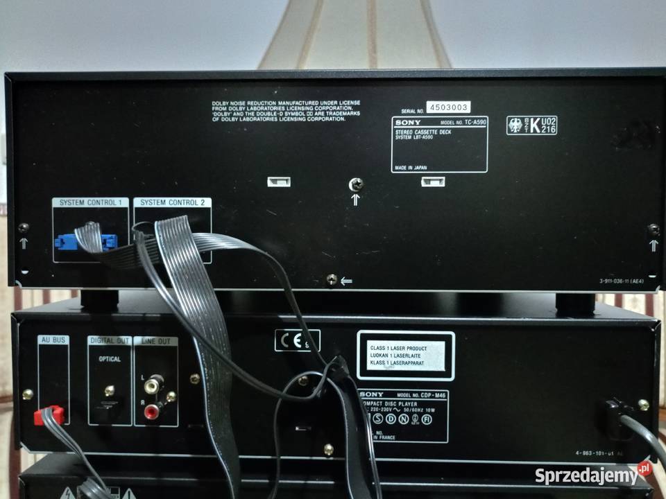 Wieża SONY segmentowa z pilotem Japan Vintage Drawski Młyn