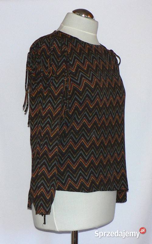 ZARA Womanciekawa oryginalna bluzkaS Łódź