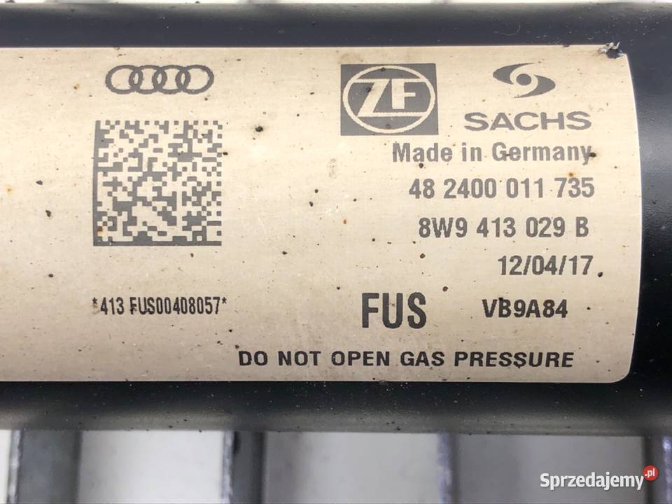 AMORTYZATOR PRAWY PRZÓD ZE SPRĘŻYNĄ AUDI A4 B9 sprzedam