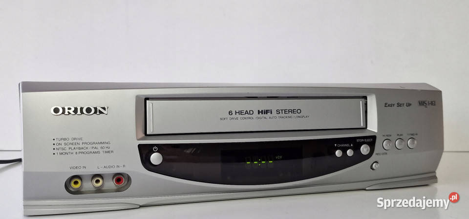 Video magnetowid Orion HIFI VPS VHS 2911 Magnetowidy Międzychód