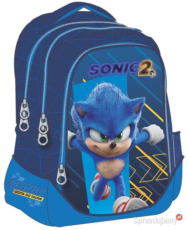 Duży Plecak Szkolny Sonic The Hedgehog Sega 46 Mogilany