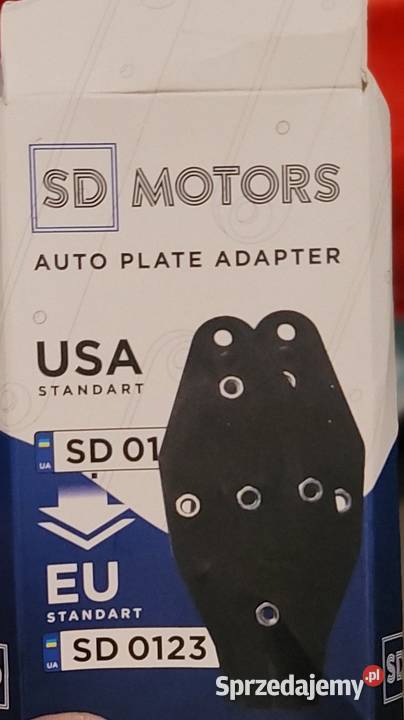 Adapter tablicy rejestracyjnej usa eu wielkopolskie