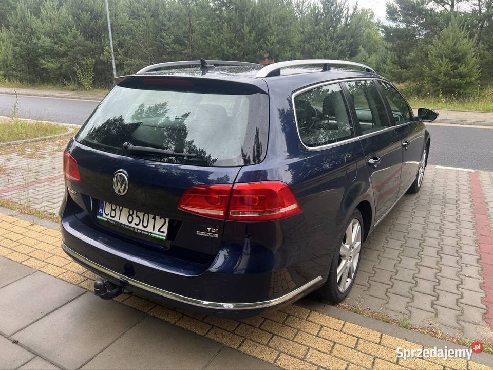 Volkswagen Passat B7 bogate wyposażenie lakier metallic Bydgoszcz sprzedam