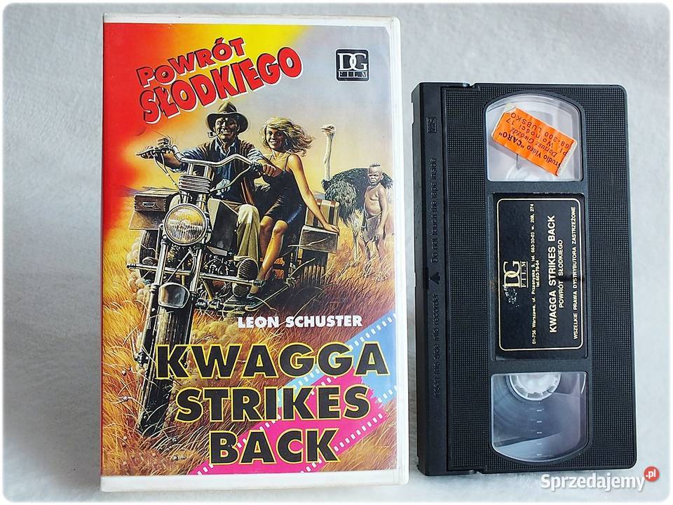 Kaseta VHS Powrót Słodkiego Kwagga Strikes Back
