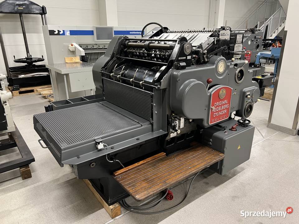 Automat sztancujący Heidelberg Cylinder SBB mazowieckie Radom sprzedam
