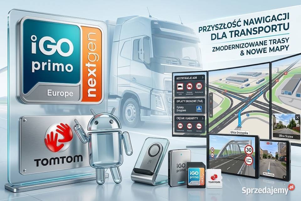 IGO Primo Truck na Tablet i Telefon Nawigacja Kutno