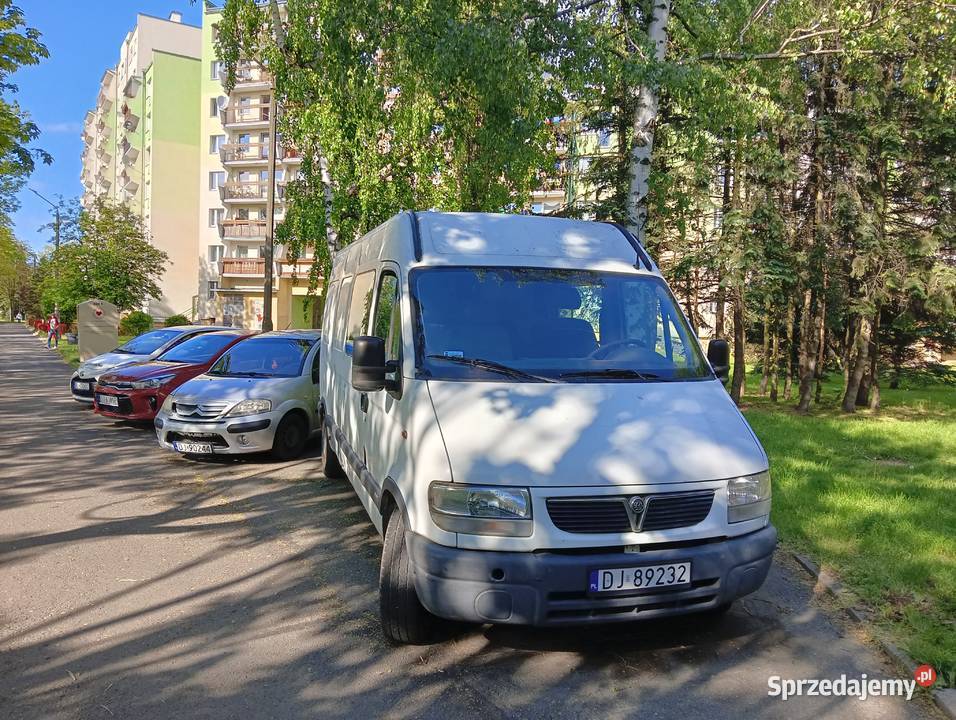 Opel Movano 6 osobowy 2003r uszkodzony dolnośląskie Jelenia Góra