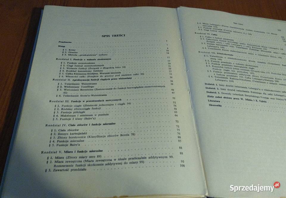 Wstęp do teorii funkcji rzeczywistych Biblioteka pomorskie Gdańsk