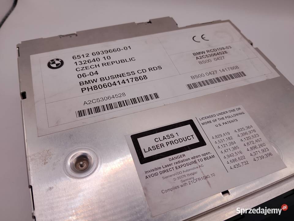 Radio CD BMW Business e46 wielkopolskie Ostrów Wielkopolski