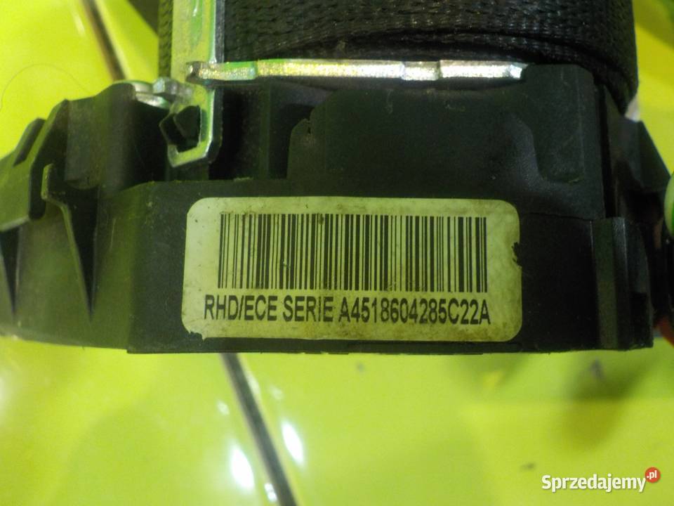 SMART FORTWO II 451 LIFT 12r pas bezpieczenstwa Suków sprzedam