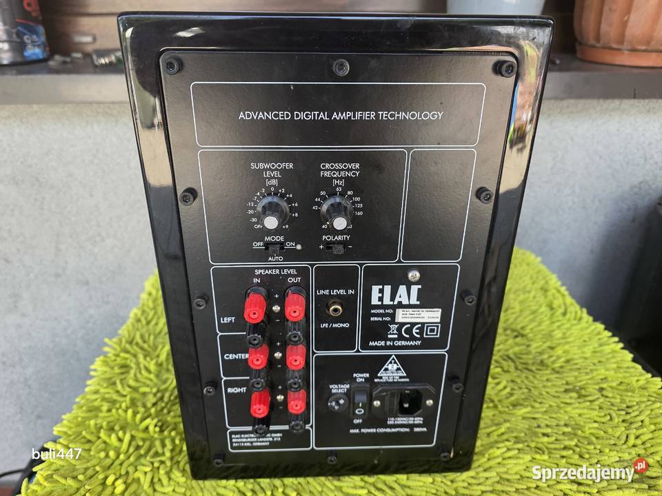 subwoofer aktywny elac sub2060 esp Chełm Śląski sprzedam