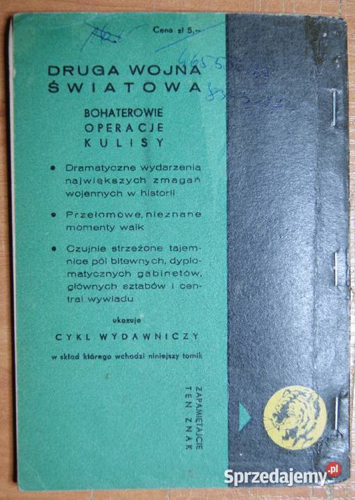 Żółty Tygrys Normandzka sieć 1964 Rok wydania 1964 Proza i poezja Parczew