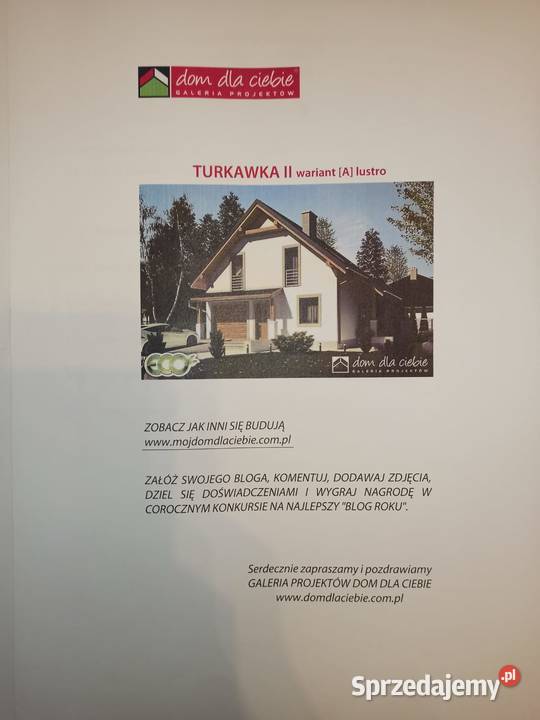 PROJEKT DOMU z poddaszem i garażem Extradom Zamość