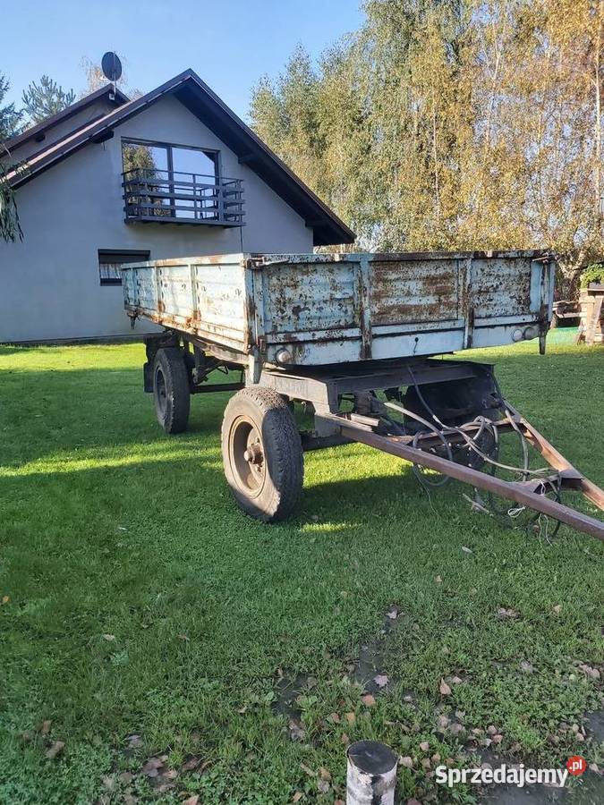 Przyczepa d 47 wywrotka małopolskie Oświęcim