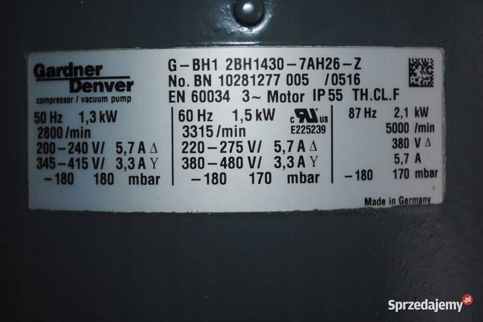 Wentylator bocznokanałowy pompa próżniowa lubuskie Kargowa