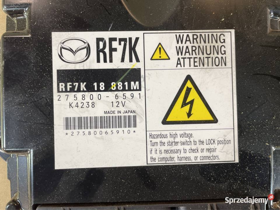 RF7K18881M komputer sterownik silnika mazda 6 gg zachodniopomorskie Szczecin