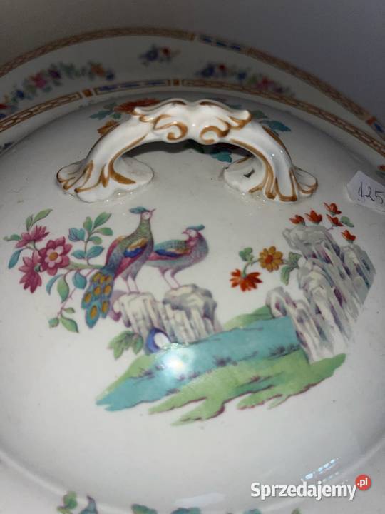 Waza Johnson Bros England Porcelana z ptakami O
