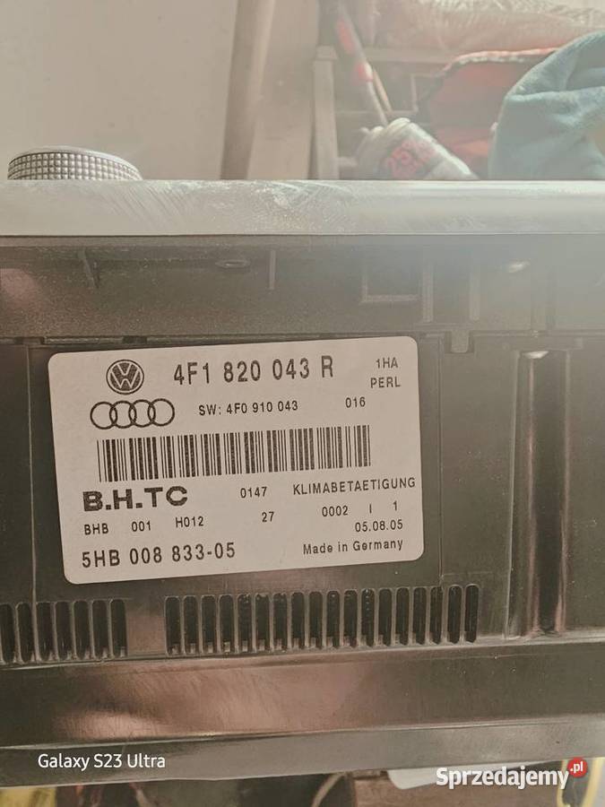 Panel klimatyzacji Audi A6 C6 Q7 Climatronic