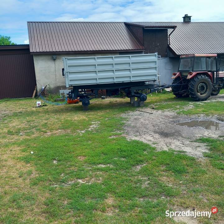 Przyczepa rolnicza autosan d47 nieuszkodzony Pęczniew