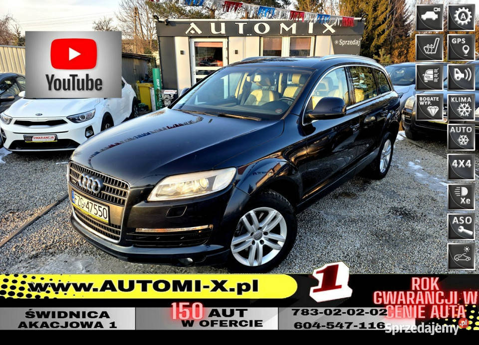 Audi Q7 Niski PRZEBIEGSuper stan 30TDI4x4 diesel Świdnica