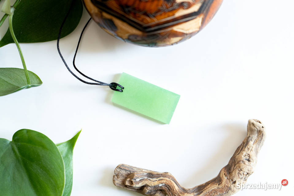 Świecący w ciemności zielony prostokątny Dodatki