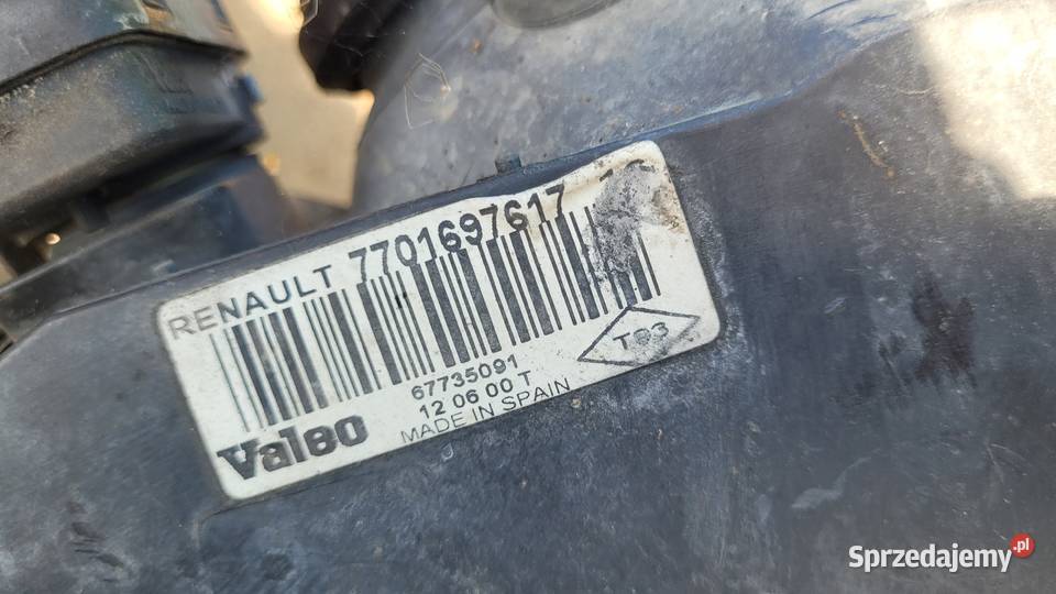 Lampy przód Renault Clio 2