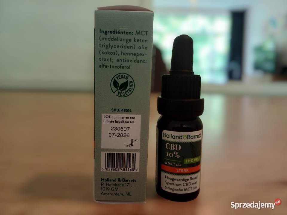 Holland Barrett Olejek CBD 15 10ml Oryginalny Łódź sprzedam