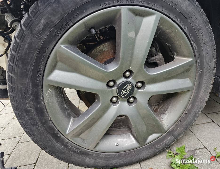 Koła Subaru outback 17 opony zimowe łódzkie Pabianice